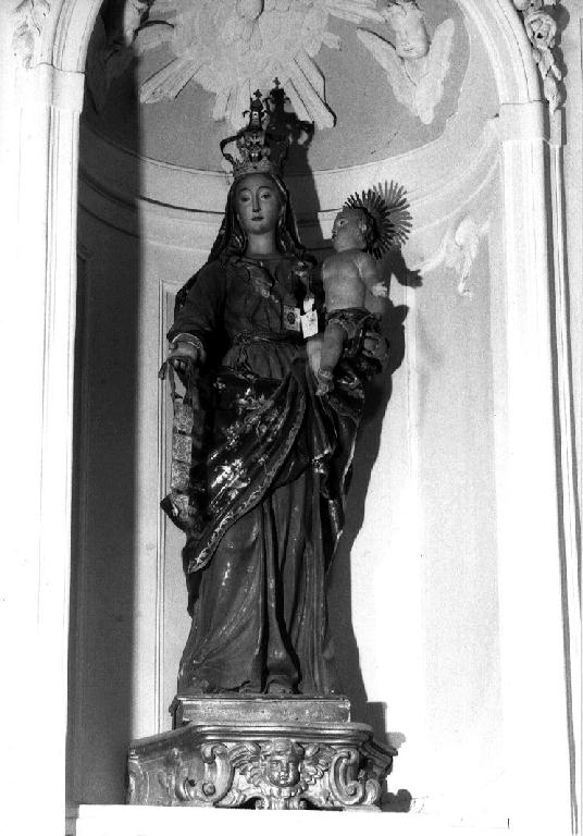 Madonna del Carmelo (statua) di Febbrari Giuseppe (metà sec. XVIII)