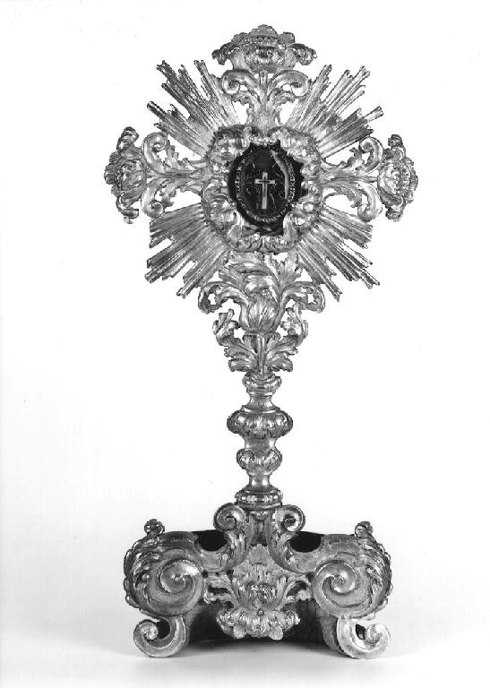 reliquiario - a ostensorio, insieme di Pelizza Ferdinando (fine/inizio secc. XVIII/ XIX)