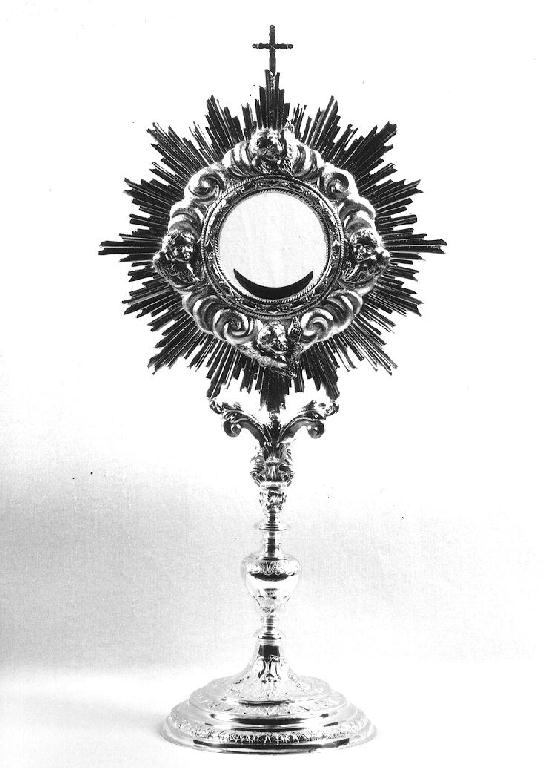 ostensorio - bottega italiana (sec. XIX)