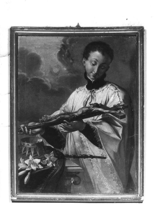 San Luigi Gonzaga con Crocifisso (dipinto) di Balestra Pietro (metà sec. XVIII)