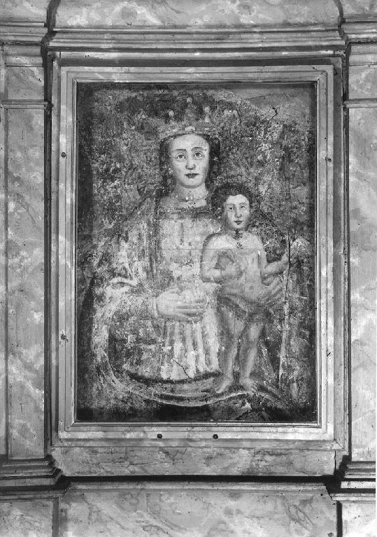 Madonna delle Grazie, Madonna con Bambino (dipinto, frammento) - ambito cremonese (fine sec. XV)