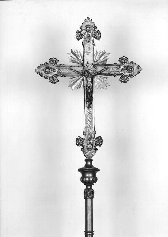 croce processionale di Ghezzi Antonio (metà sec. XIX)