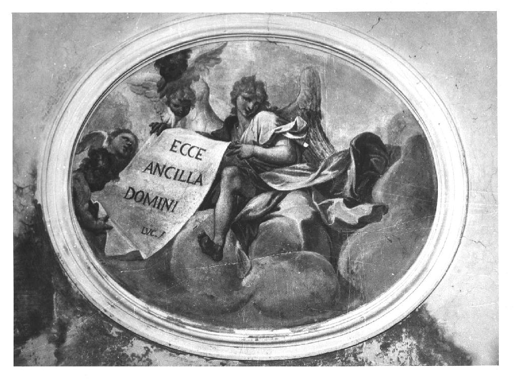 Angeli e cherubini (dipinto, complesso decorativo) di Galeotti Sebastiano (sec. XVIII)