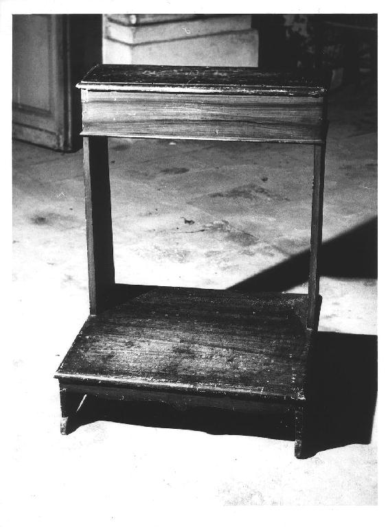 inginocchiatoio, serie - ambito parmense (seconda metà sec. XIX)