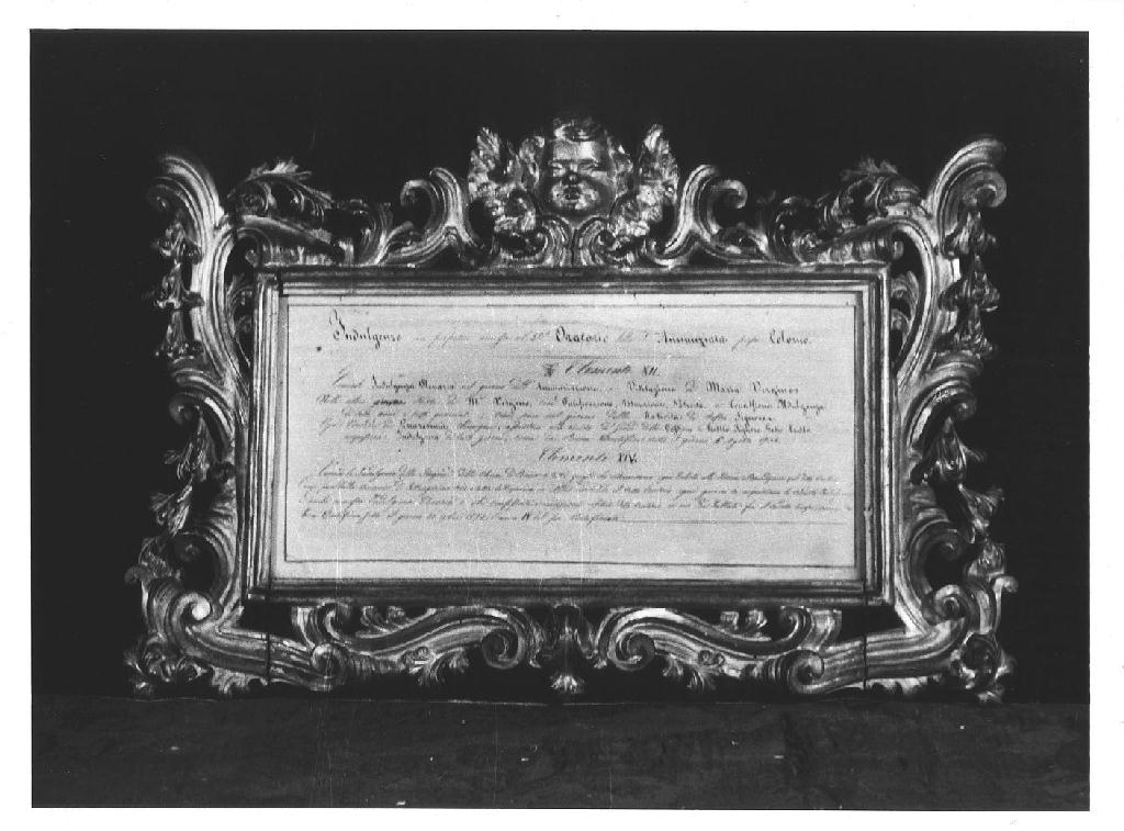 cornice - ambito parmense (sec. XVIII)