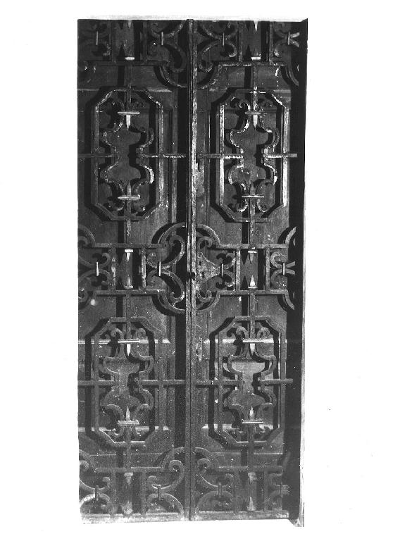 cancello, serie - ambito parmense (primo quarto sec. XVIII)