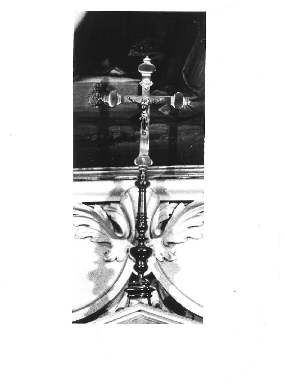 croce d'altare, serie - ambito parmense (prima metà sec. XIX)