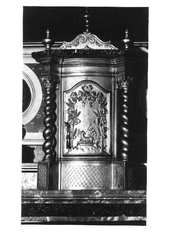 tabernacolo - ambito parmense (prima metà sec. XIX)