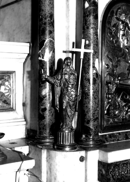 Allegoria della Fede (statuetta) di Sbravati Giuseppe (sec. XVIII)