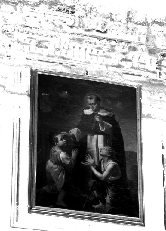 Beato Giovanni da Salerno battezzante (dipinto) di Ferrari Pietro Melchiorre (sec. XVIII)