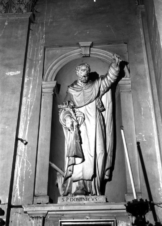 San Domenico (statua, elemento d'insieme) di Cignaroli Gaetano (ultimo quarto sec. XVIII)
