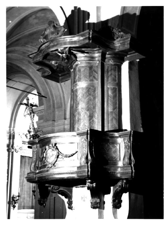 pulpito - ambito parmense (prima metà sec. XVIII)