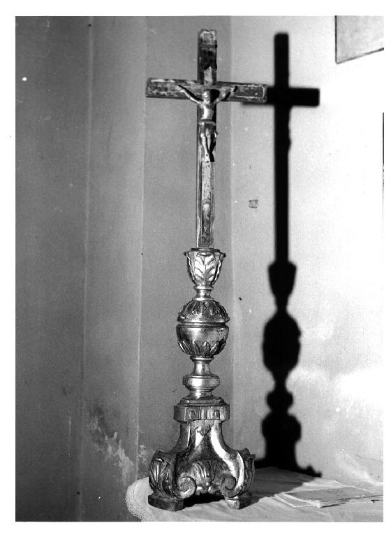 croce d'altare - ambito parmense (ultimo quarto sec. XVIII)