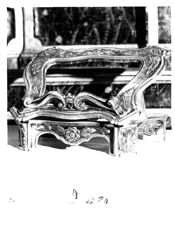 leggio - ambito parmense (seconda metà sec. XVIII)
