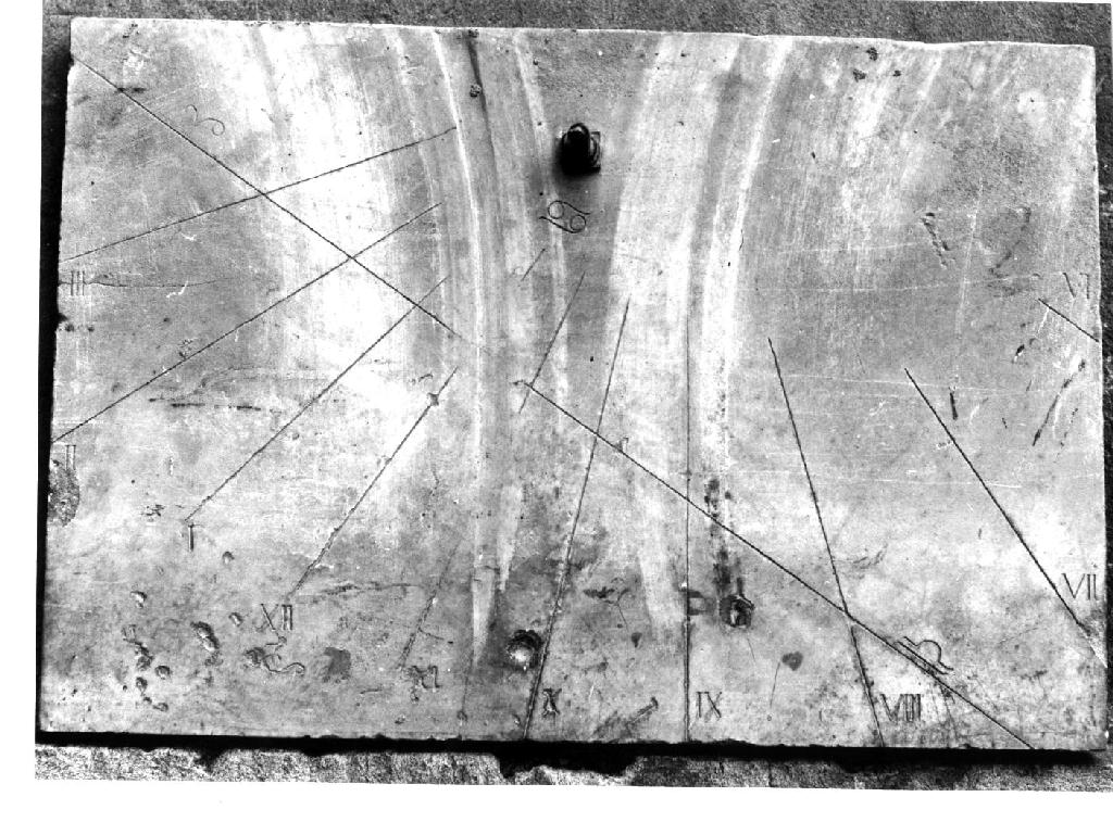 meridiana, serie - ambito parmense (fine sec. XVIII)