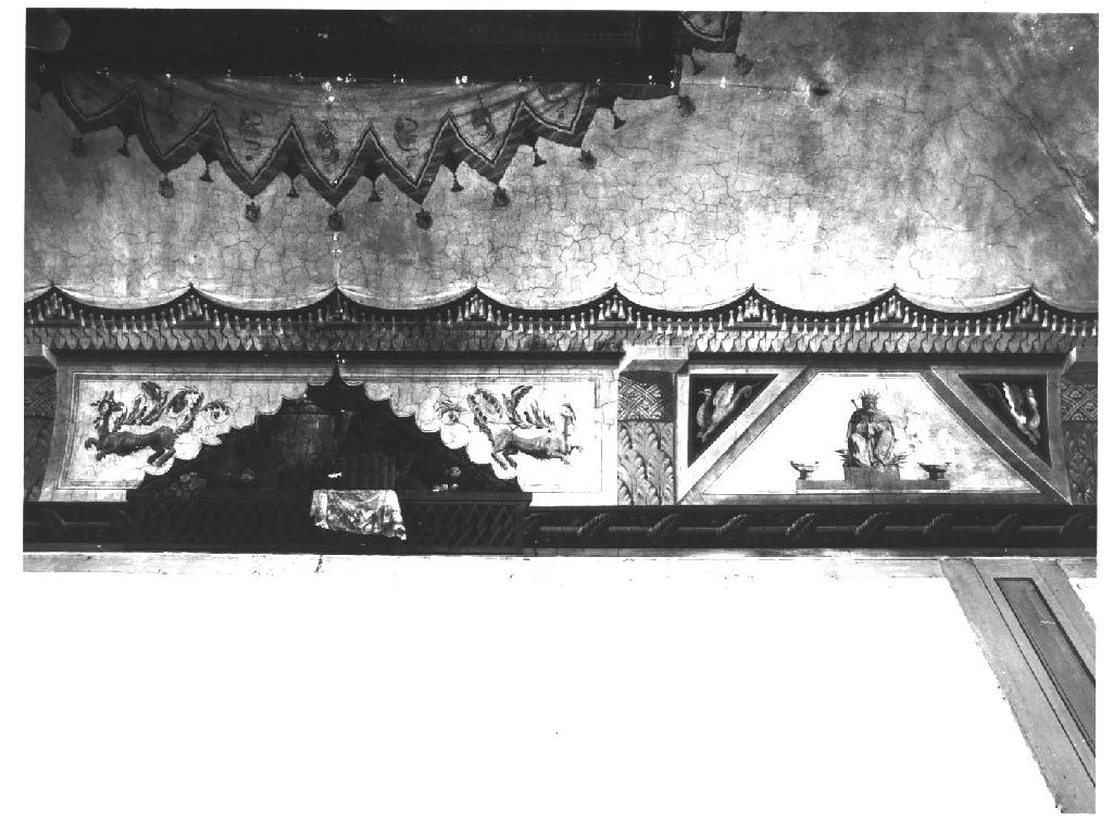 motivi decorativi a grottesche con figure e vasi (decorazione pittorica, complesso decorativo) di Smith Jacopo (sec. XIX)