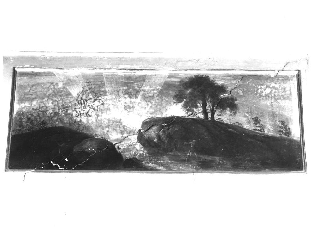 paesaggio (dipinto, serie) - ambito parmense (inizio sec. XIX)