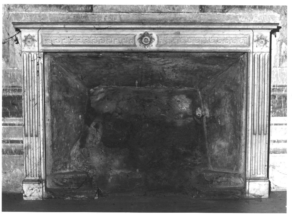 mostra di camino - ambito parmense (sec. XVIII)