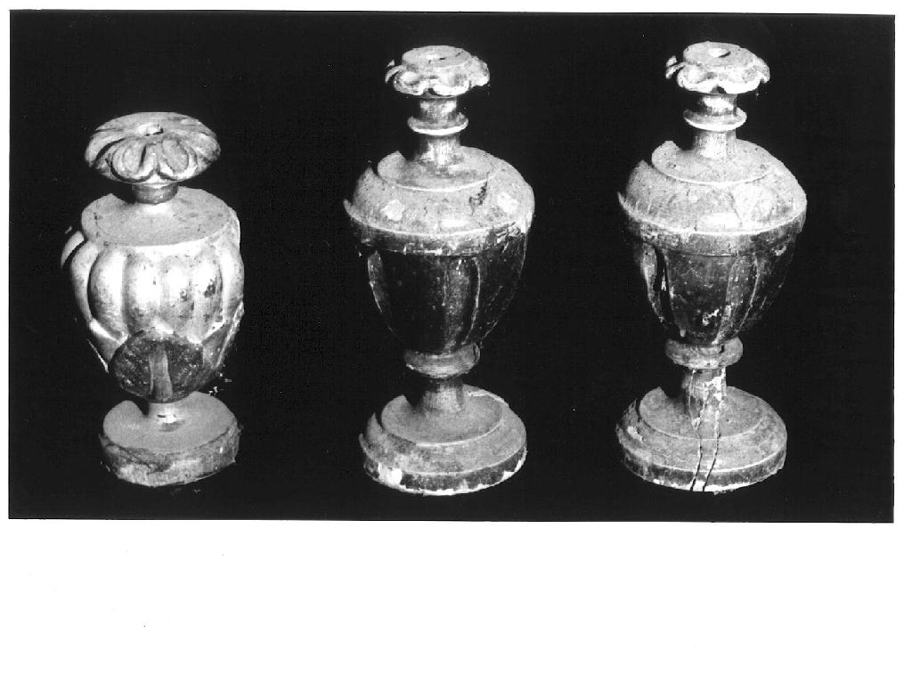 vaso d'altare per composizione floreale, serie - ambito parmense (seconda metà sec. XVIII)