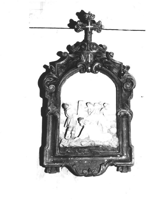 stazioni della Via Crucis (rilievo, ciclo) - ambito parmense (prima metà sec. XIX)