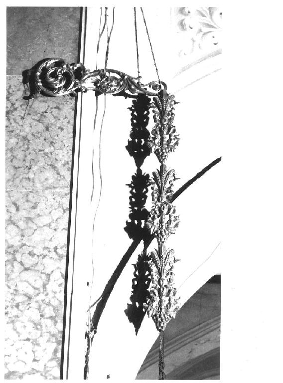 candeliere da parete, serie - ambito parmense (seconda metà sec. XVIII)