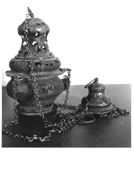 turibolo, elemento d'insieme di Barbieri Domenico (bottega) (ultimo quarto sec. XVIII)