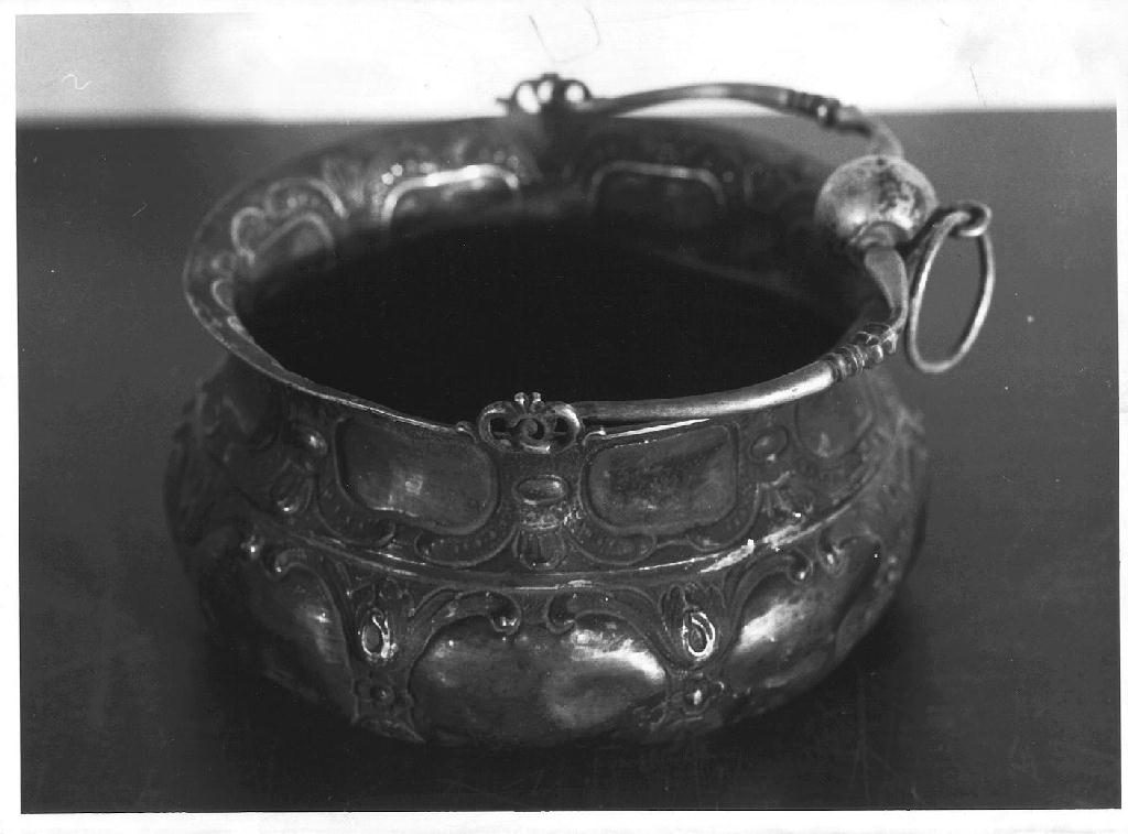 secchiello per l'acqua benedetta di Barbieri Domenico (bottega) (ultimo quarto sec. XVIII)