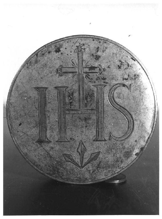 scatola per ostie - ambito parmense (fine/inizio secc. XVIII/ XIX)