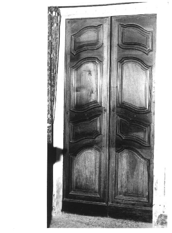 porta - a due battenti, serie - ambito parmense (sec. XVIII)