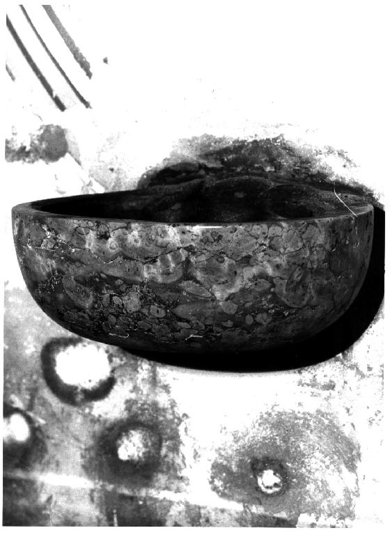 acquasantiera - ambito parmense (sec. XVIII)