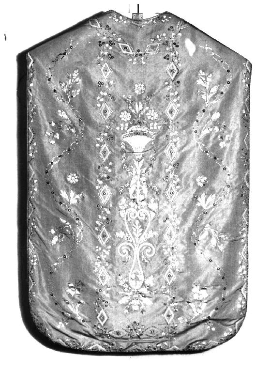 pianeta, elemento d'insieme - manifattura parmense (ultimo quarto sec. XVIII)