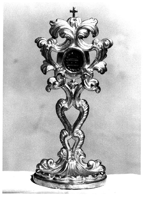 reliquiario - a ostensorio - ambito parmense (sec. XVIII)