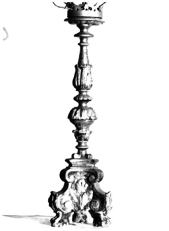 candeliere, serie - ambito parmense (seconda metà sec. XVIII)