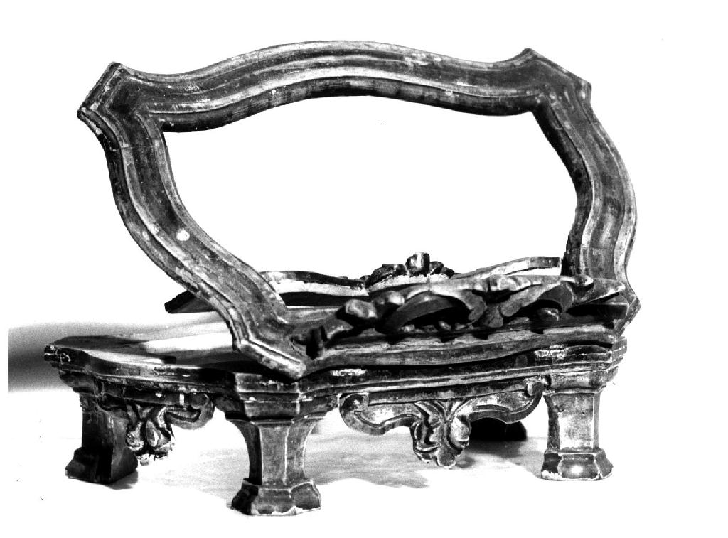 leggio - ambito parmense (seconda metà sec. XVIII)