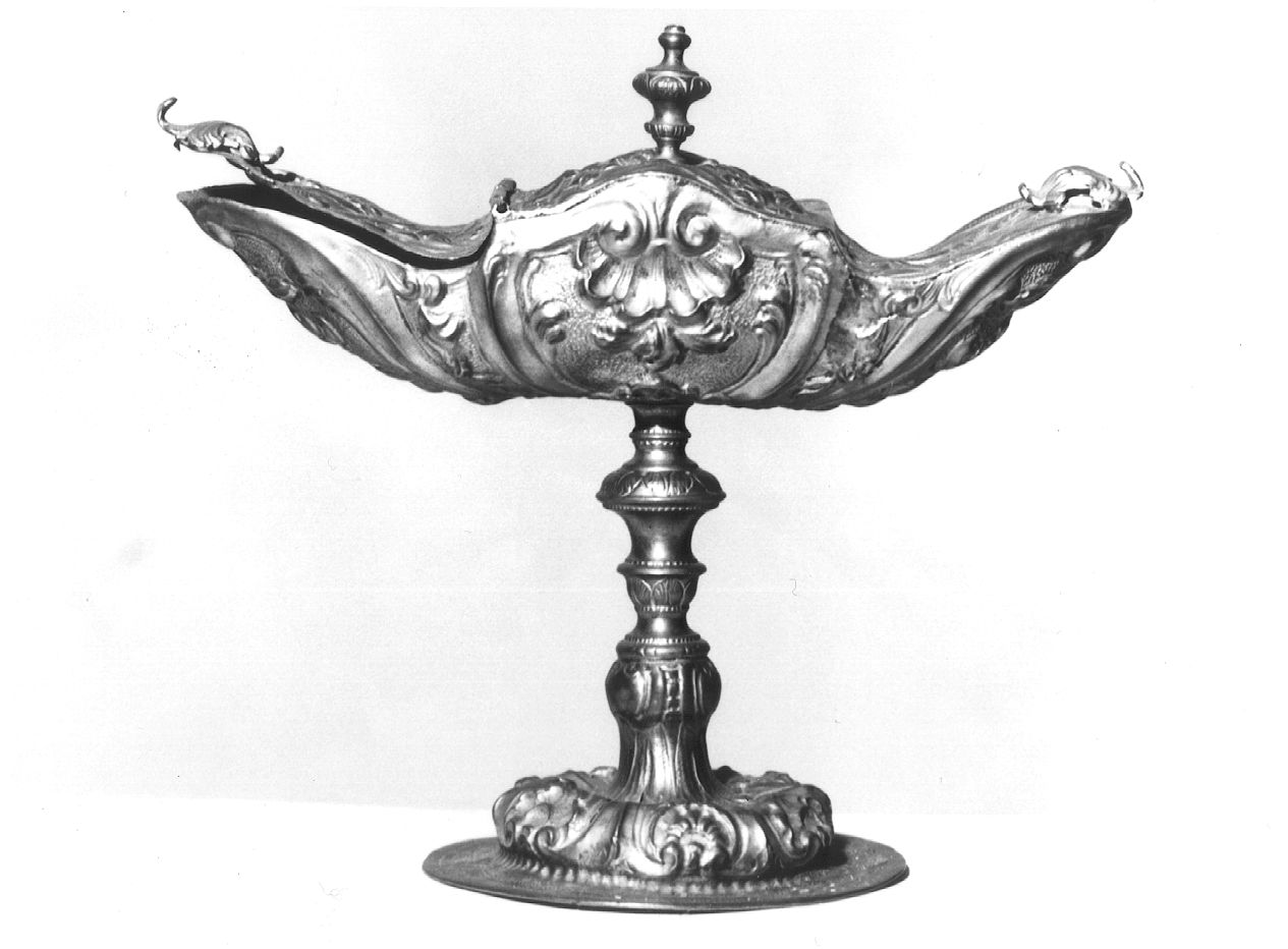 navicella portaincenso - ambito parmense (prima metà, prima metà sec. XVIII, sec. XX)
