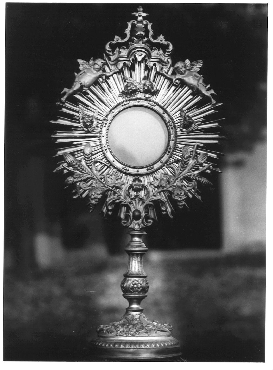 ostensorio - ambito parmense (sec. XIX)