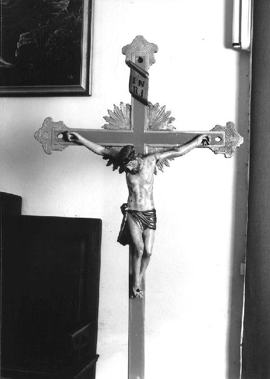 crocifisso - ambito emiliano (prima metà sec. XVIII, sec. XIX)