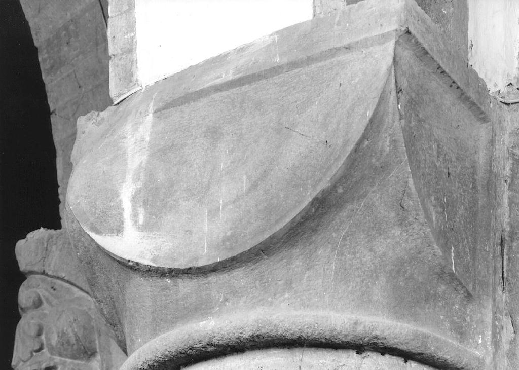 capitello - ambito emiliano (prima metà sec. XII)
