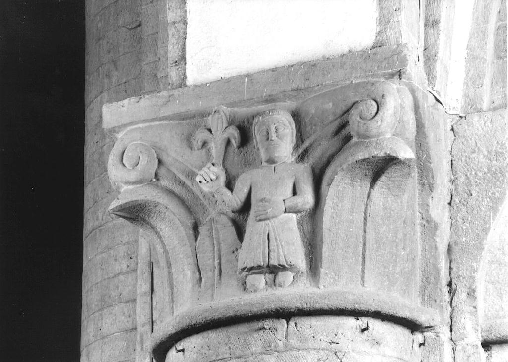 capitello - ambito emiliano (prima metà sec. XII)