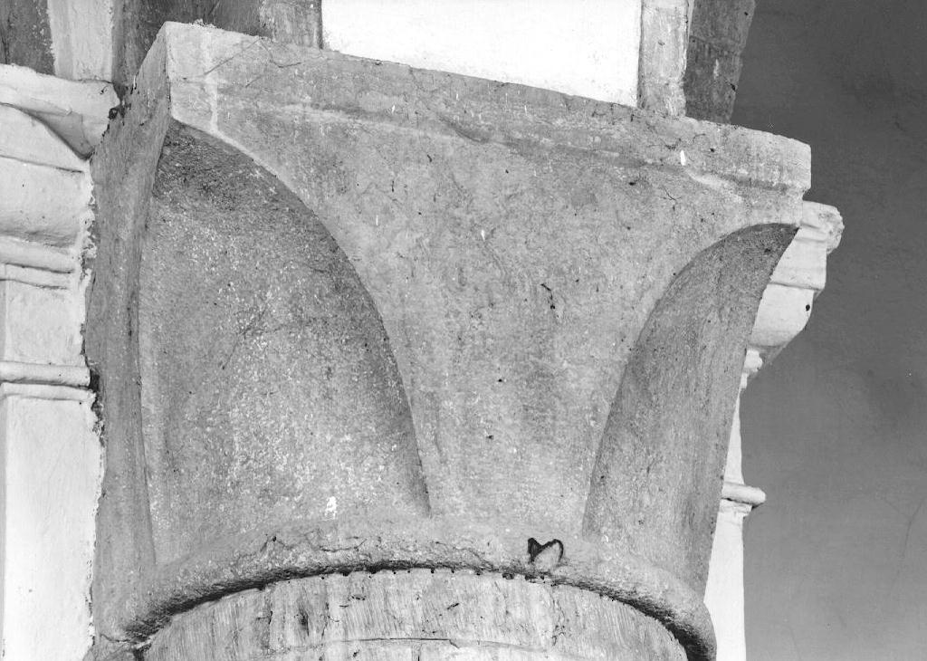 capitello - ambito emiliano (prima metà sec. XII)