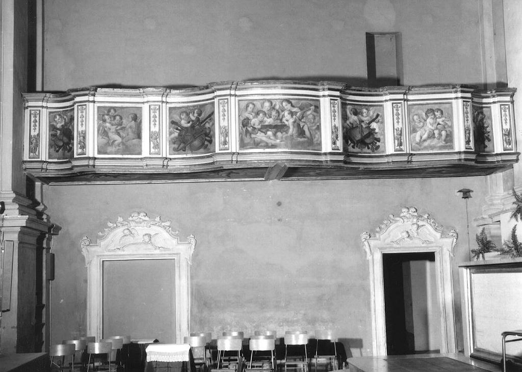 Angeli musicanti (cantoria, serie) di Barbieri Giuseppe (primo quarto sec. XVIII)