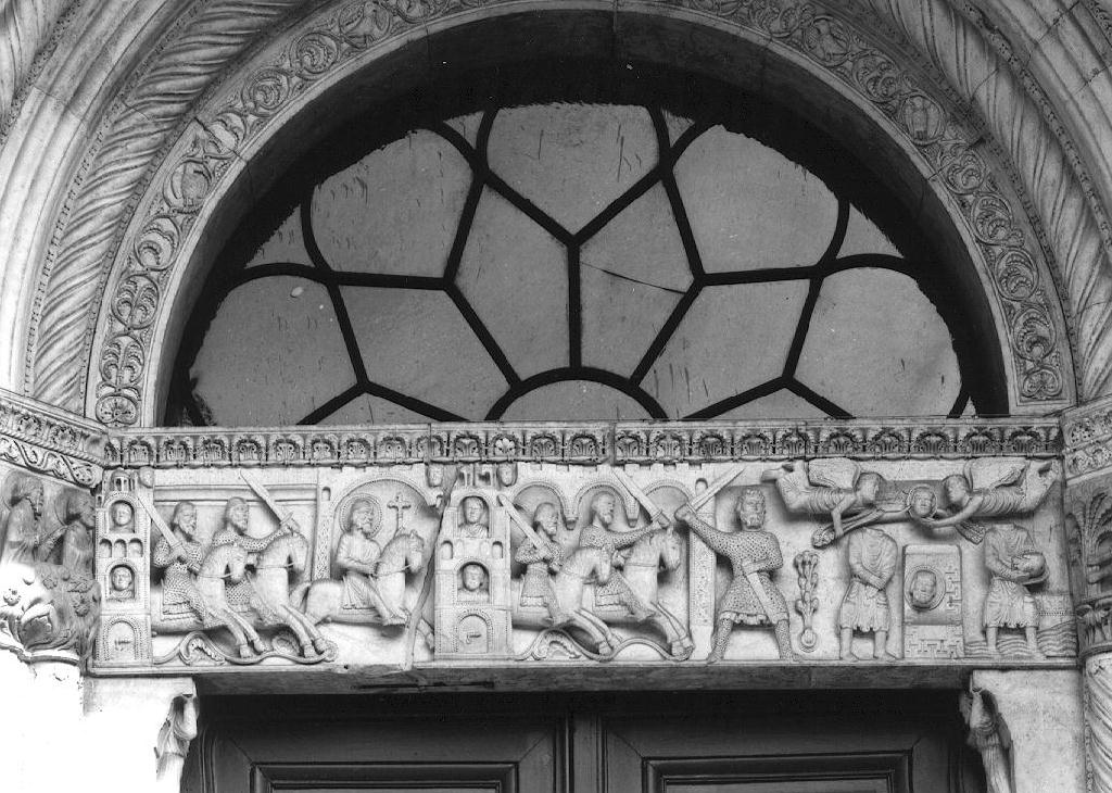 storia della vita di San Donnino (rilievo, serie) di Maestro dei Profeti (sec. XII)