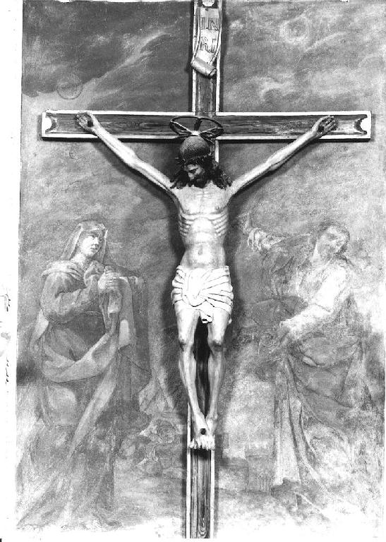 Cristo crocifisso (scultura) - ambito lombardo (sec. XV)