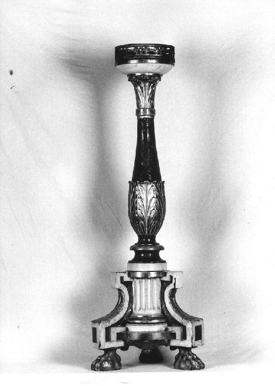 base per il cero pasquale, opera isolata - ambito parmense (secc. XVIII/ XIX)