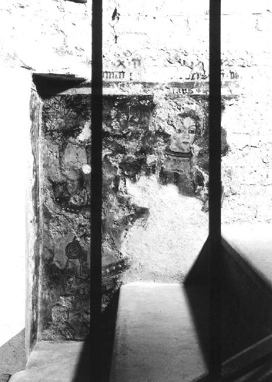 San Donnino (dipinto, frammento) - ambito lombardo (sec. XIV)