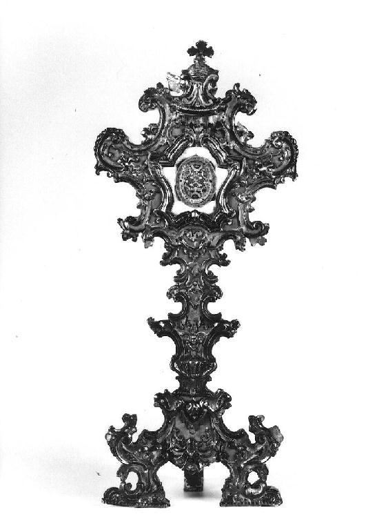 reliquiario - a ostensorio - ambito parmense (sec. XVIII)
