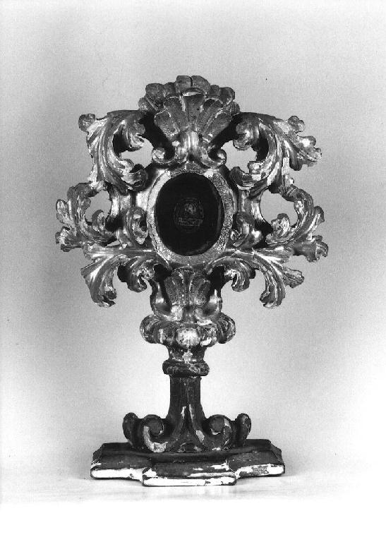 reliquiario - a ostensorio - ambito parmense (sec. XVIII)