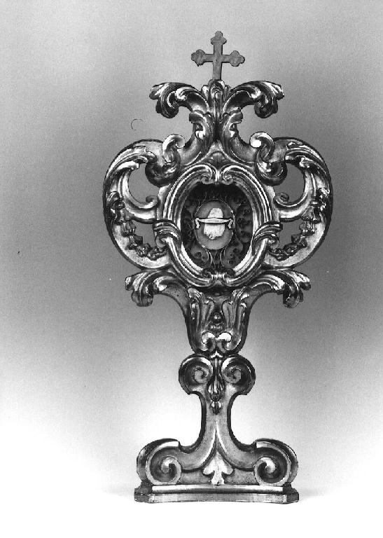 reliquiario - a ostensorio, serie - ambito parmense (sec. XVIII)