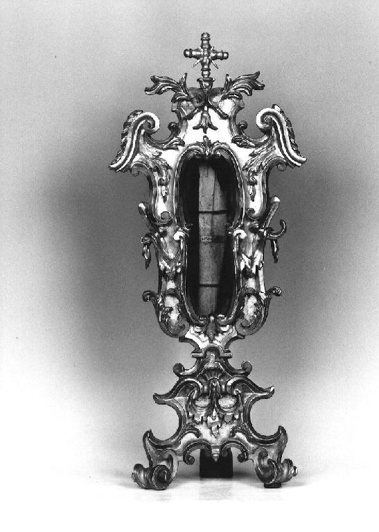 reliquiario - a ostensorio - ambito parmense (sec. XVIII)
