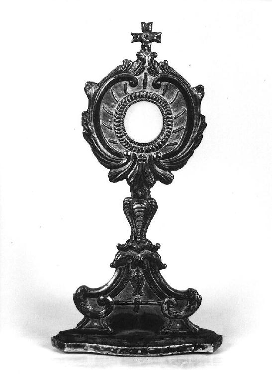 reliquiario - a ostensorio - ambito parmense (sec. XIX)